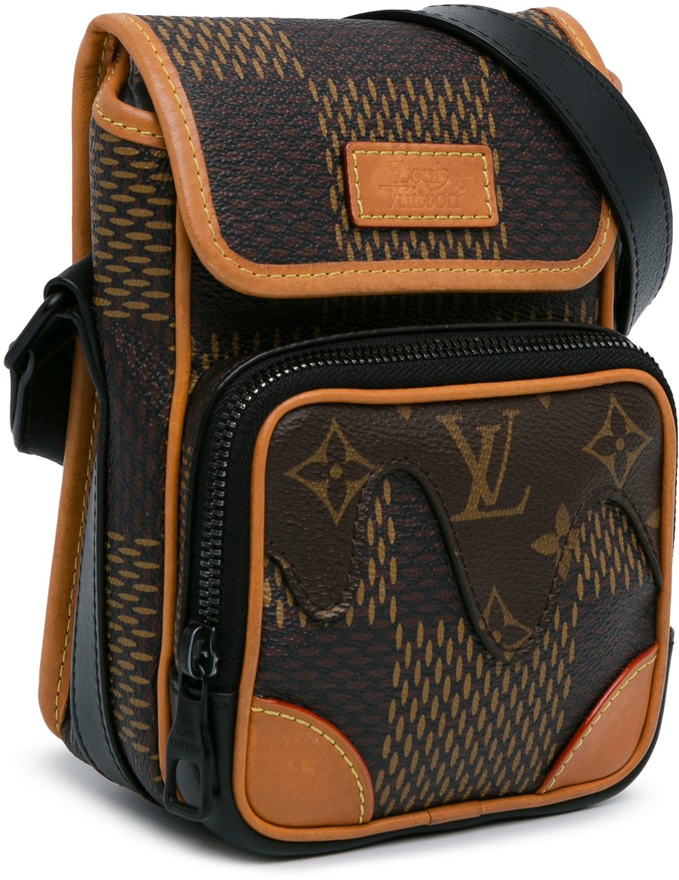 Louis Vuitton Nigo Giant Damier Ebene Monogram Nano Amazone Bruin