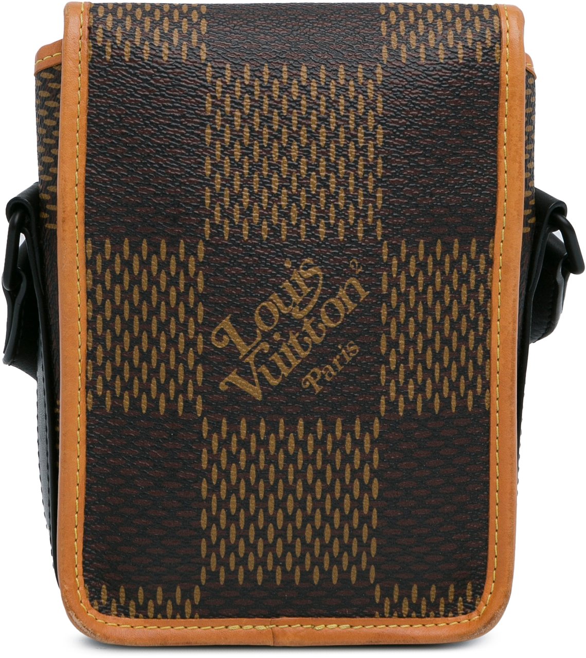 Louis Vuitton Nigo Giant Damier Ebene Monogram Nano Amazone Bruin