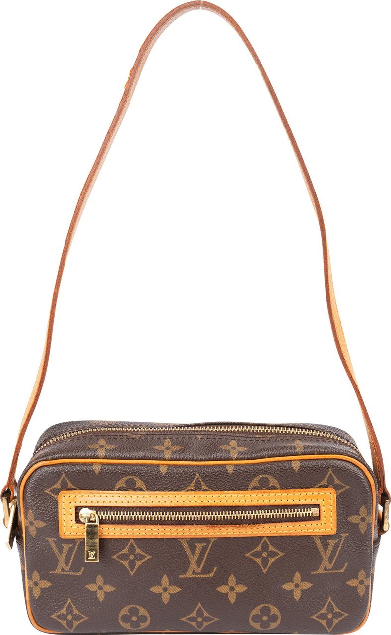 Louis Vuitton Louis Vuitton Canvas Monogram Pochette Cite Shoulder Bag Bruin