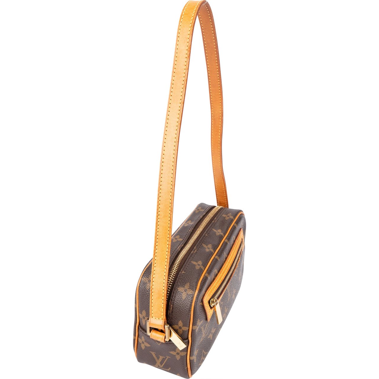 Louis Vuitton Louis Vuitton Canvas Monogram Pochette Cite Shoulder Bag Bruin