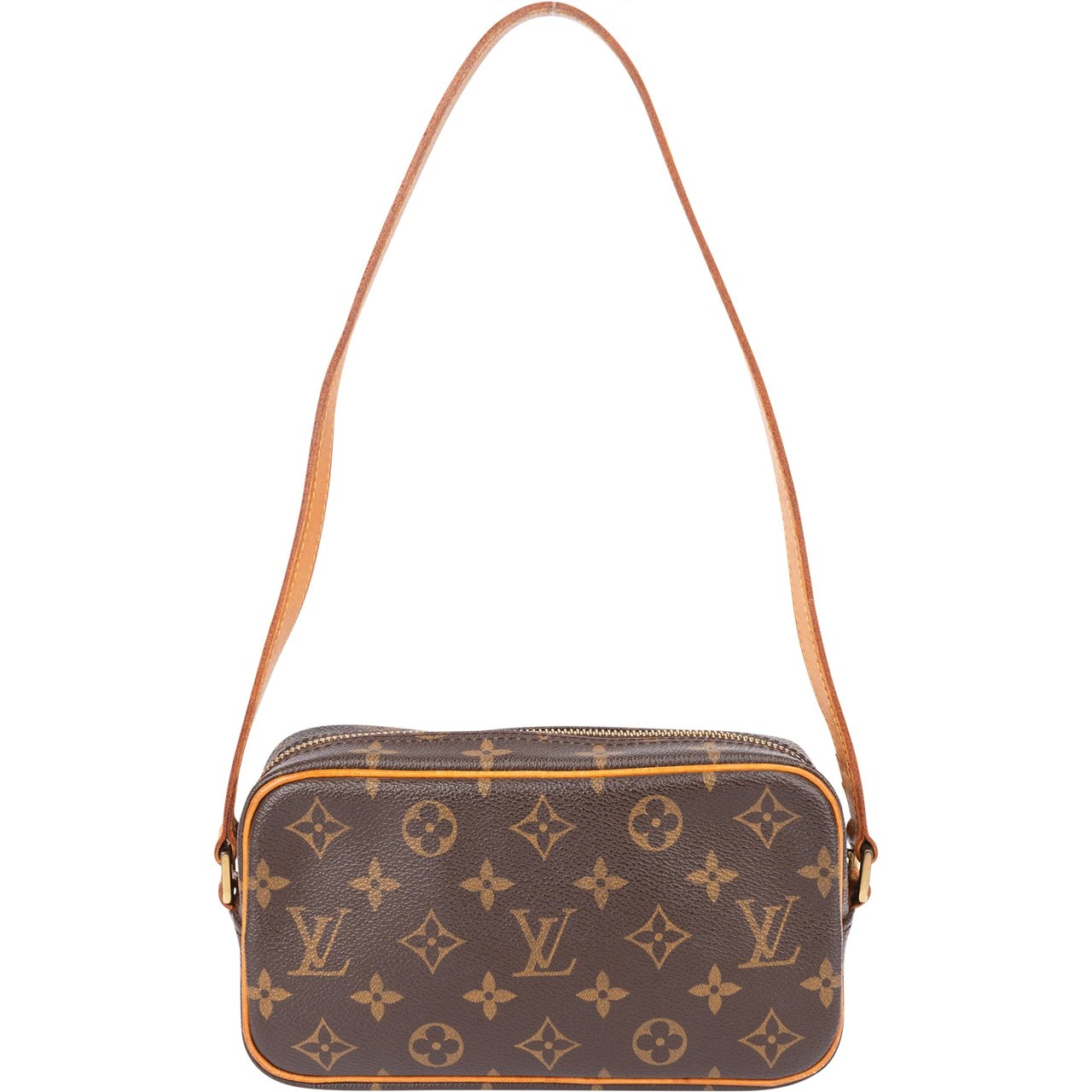 Louis Vuitton Louis Vuitton Canvas Monogram Pochette Cite Shoulder Bag Bruin