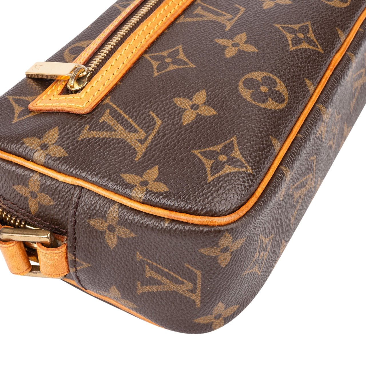 Louis Vuitton Louis Vuitton Canvas Monogram Pochette Cite Shoulder Bag Bruin