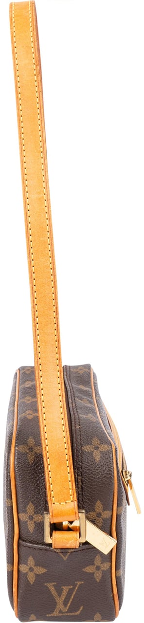 Louis Vuitton Canvas Monogram Pochette Cite Shoulder Bag Bruin