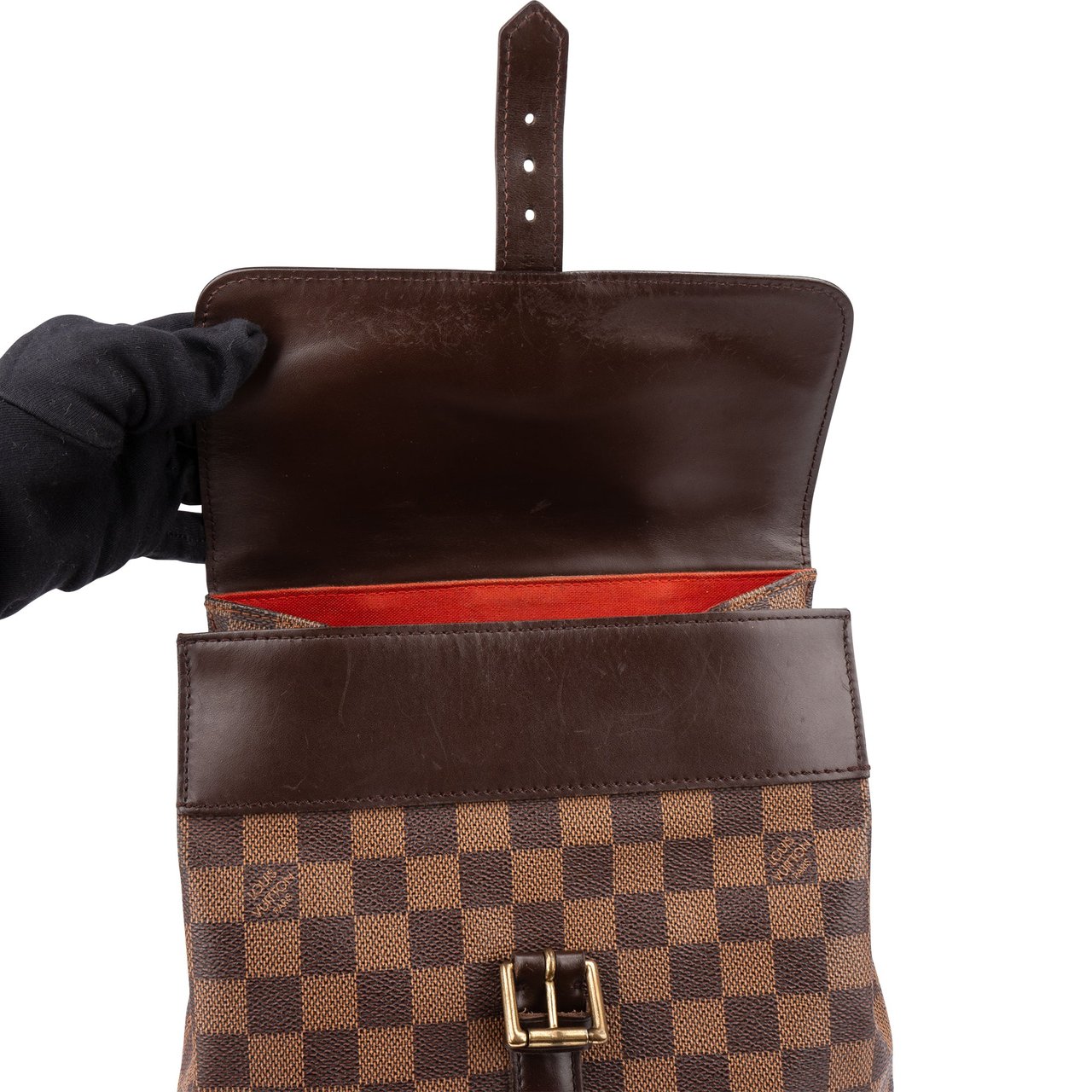 Louis Vuitton Louis Vuitton Damier Ebene Monogram Soho Backpack Bruin