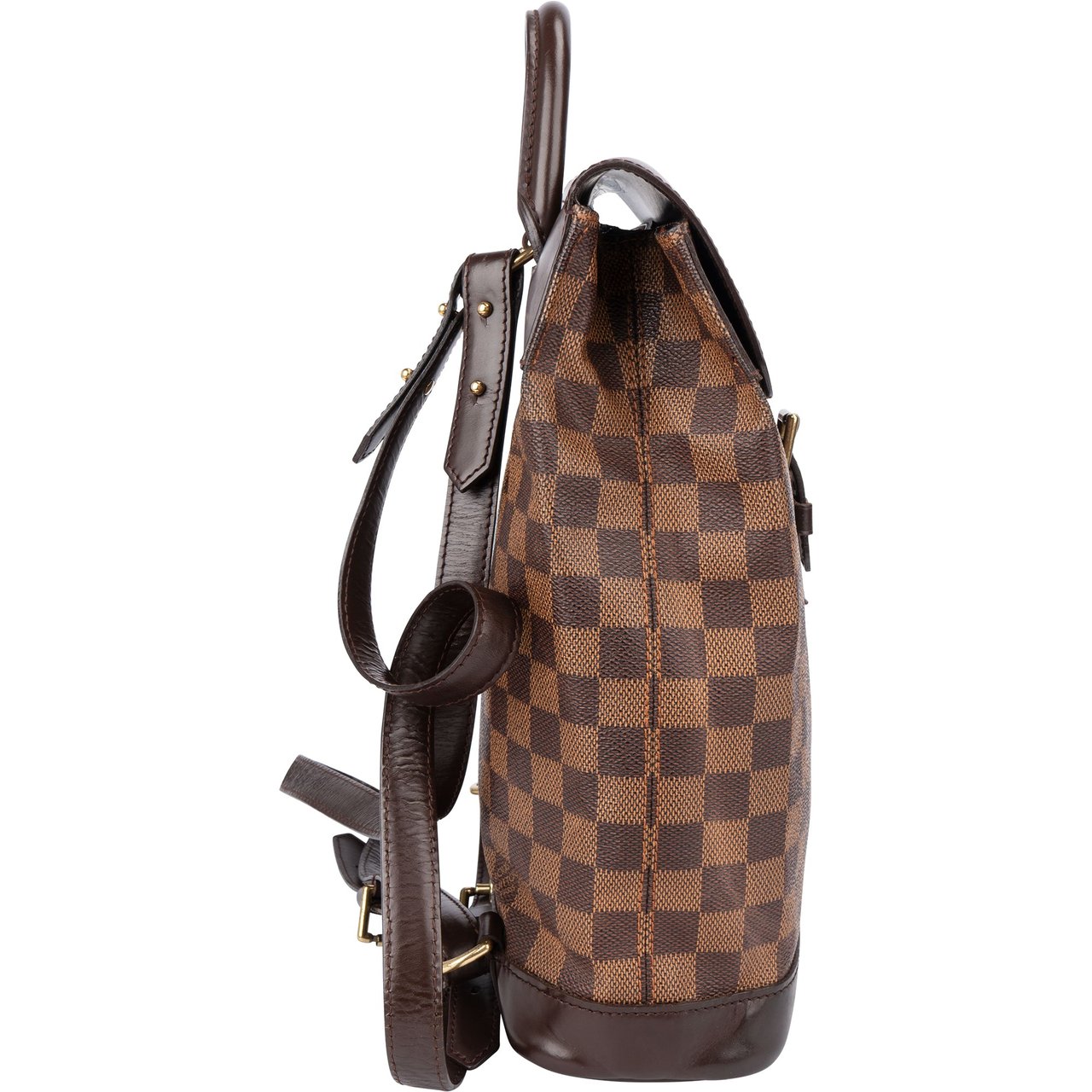 Louis Vuitton Louis Vuitton Damier Ebene Monogram Soho Backpack Bruin
