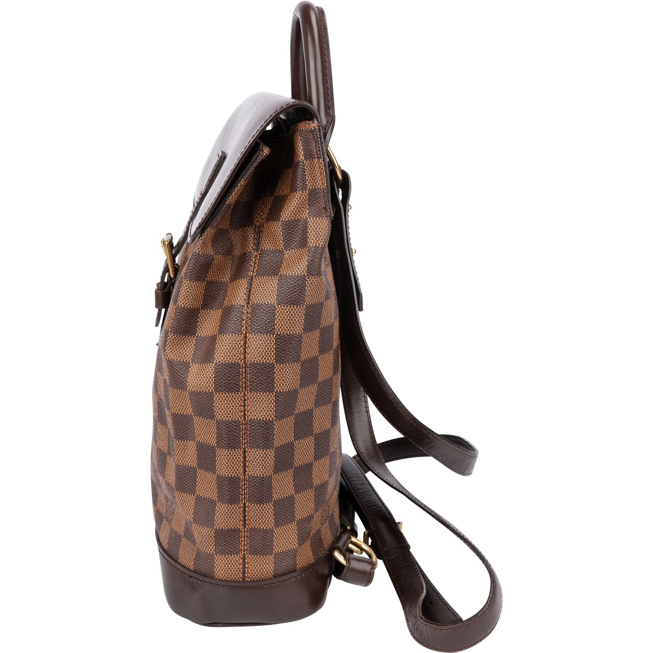 Louis Vuitton Louis Vuitton Damier Ebene Monogram Soho Backpack Bruin