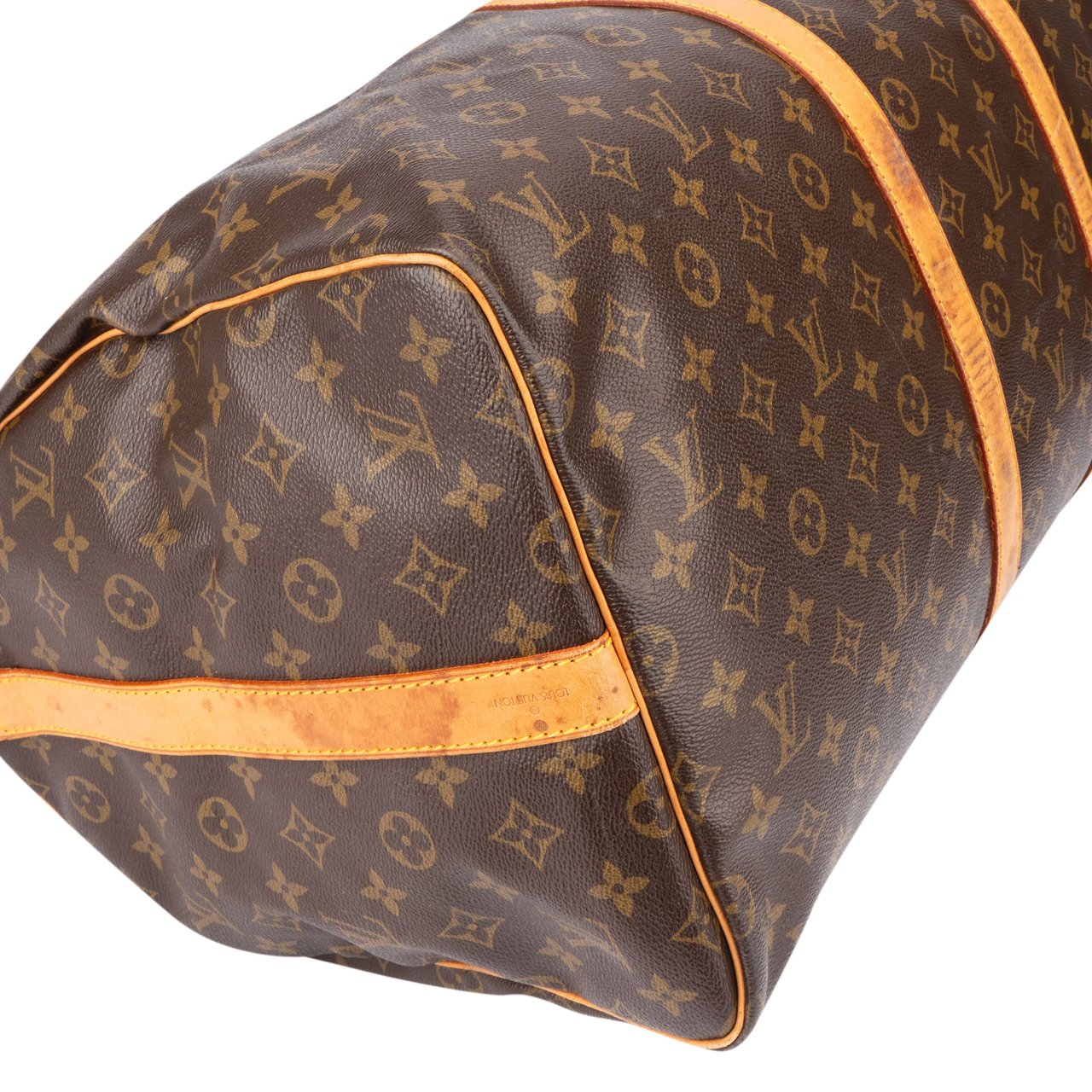 Louis Vuitton Louis Vuitton Canvas Monogram Keepall 55 Bandouliere Bruin