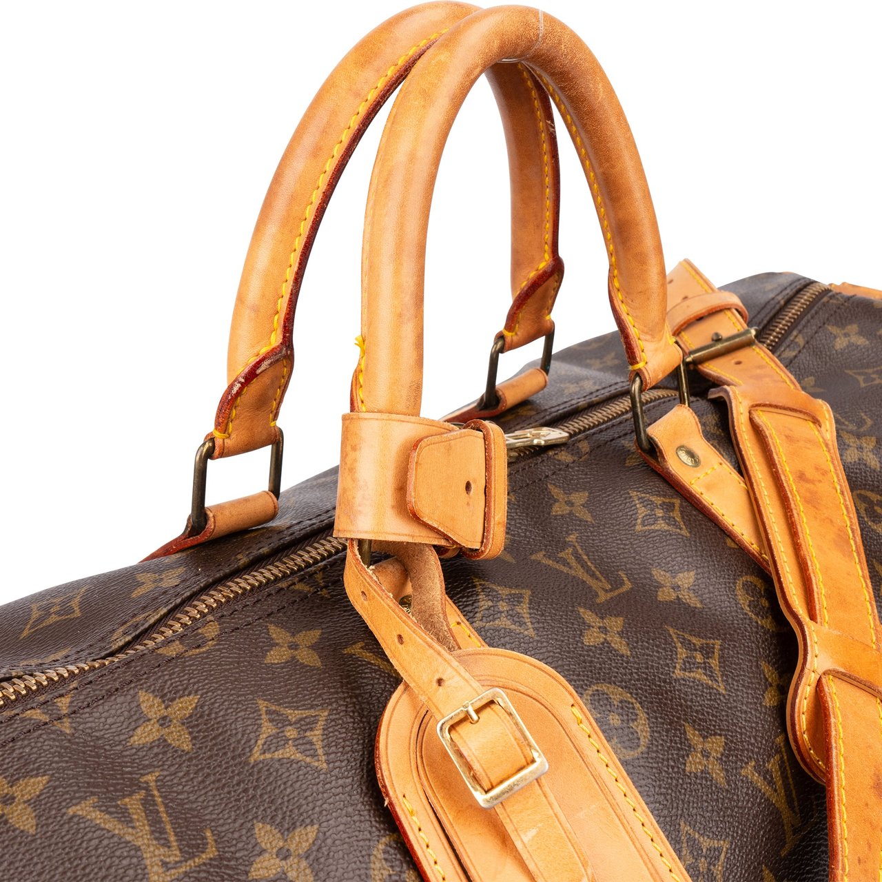 Louis Vuitton Louis Vuitton Canvas Monogram Keepall 55 Bandouliere Bruin