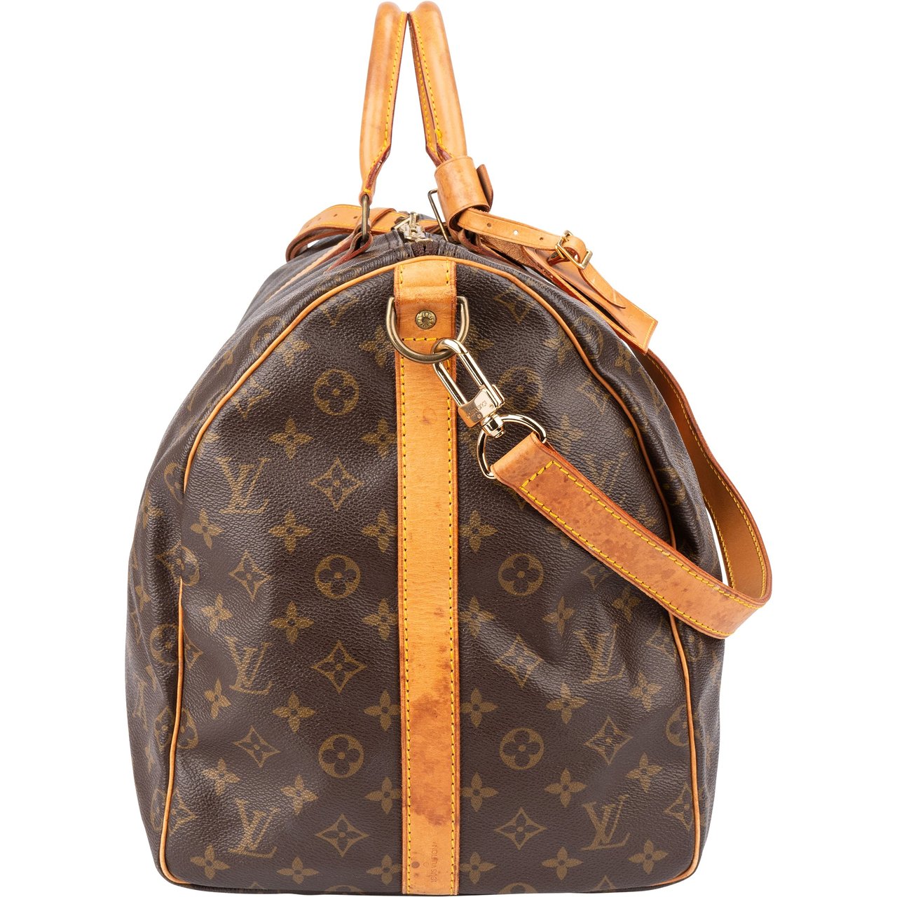 Louis Vuitton Louis Vuitton Canvas Monogram Keepall 55 Bandouliere Bruin