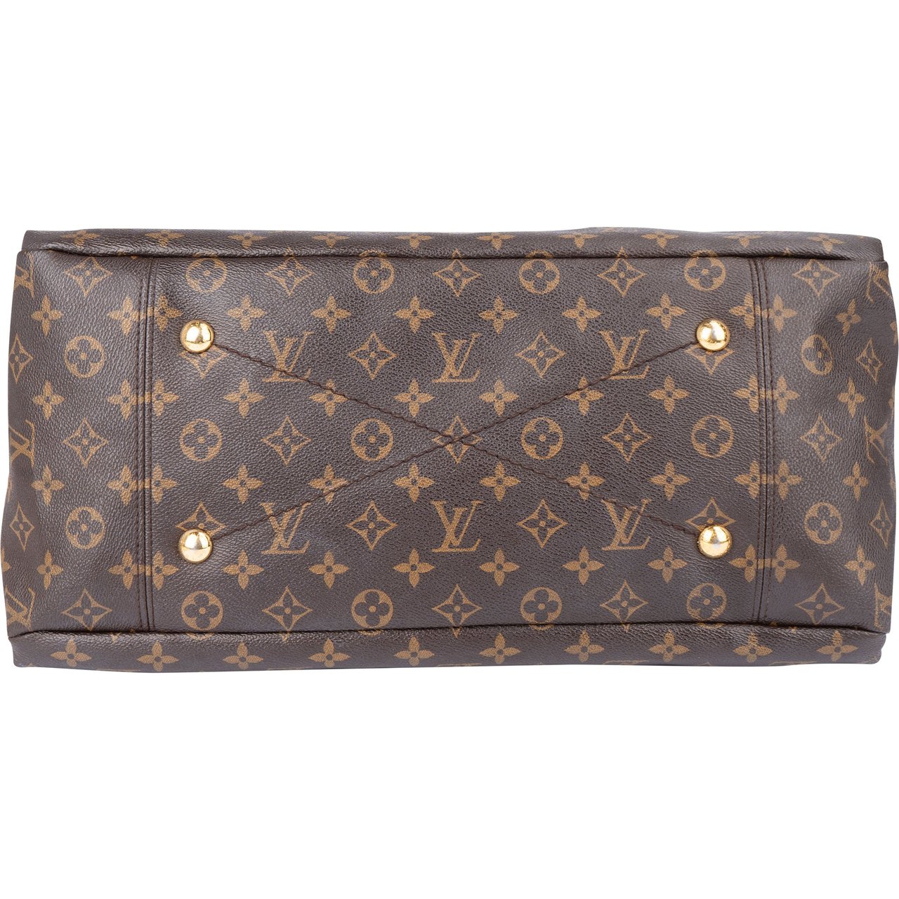 Louis Vuitton Louis Vuitton Canvas Monogram Artsy MM Handbag Bruin