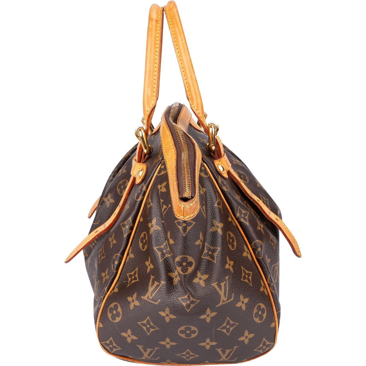 Louis Vuitton Louis Vuitton Canvas Monogram Tivoli GM Handbag Bruin