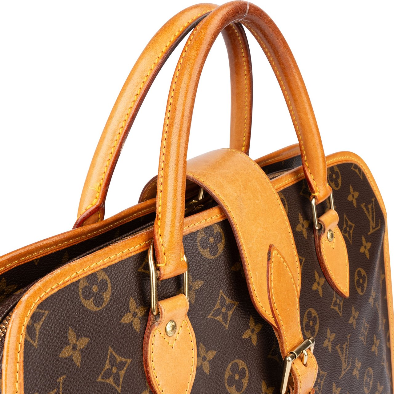 Louis Vuitton Louis Vuitton Canvas Monogram Rivoli Handbag Bruin
