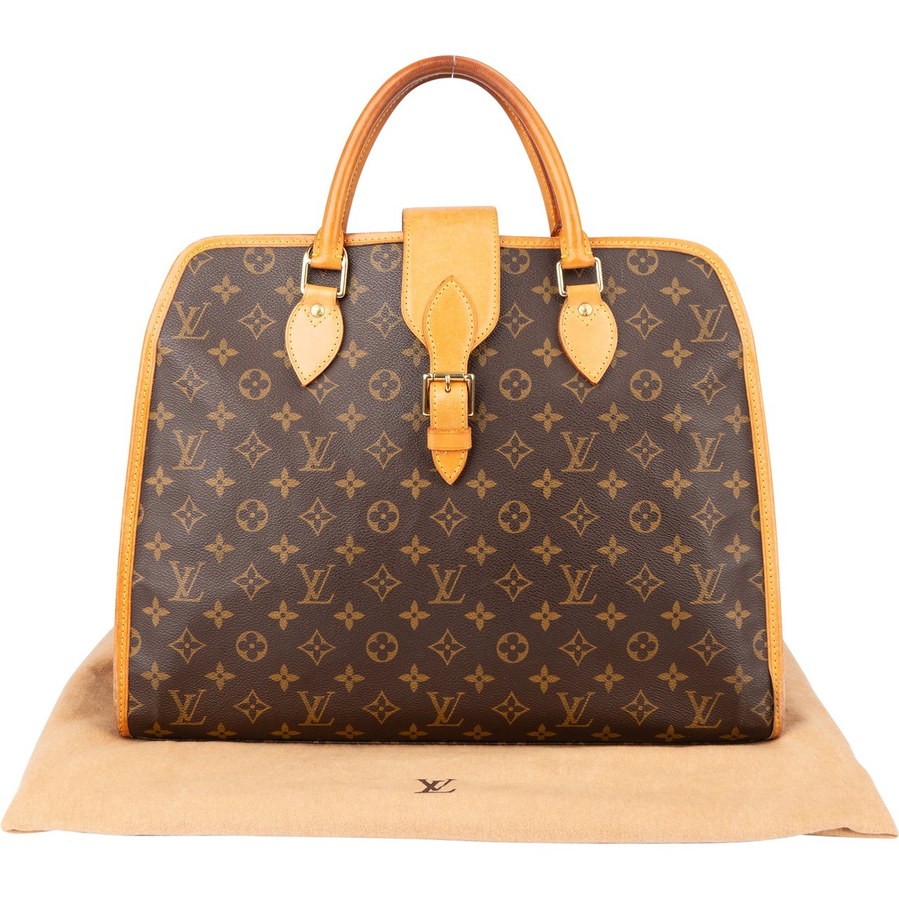 Louis Vuitton Louis Vuitton Canvas Monogram Rivoli Handbag Bruin