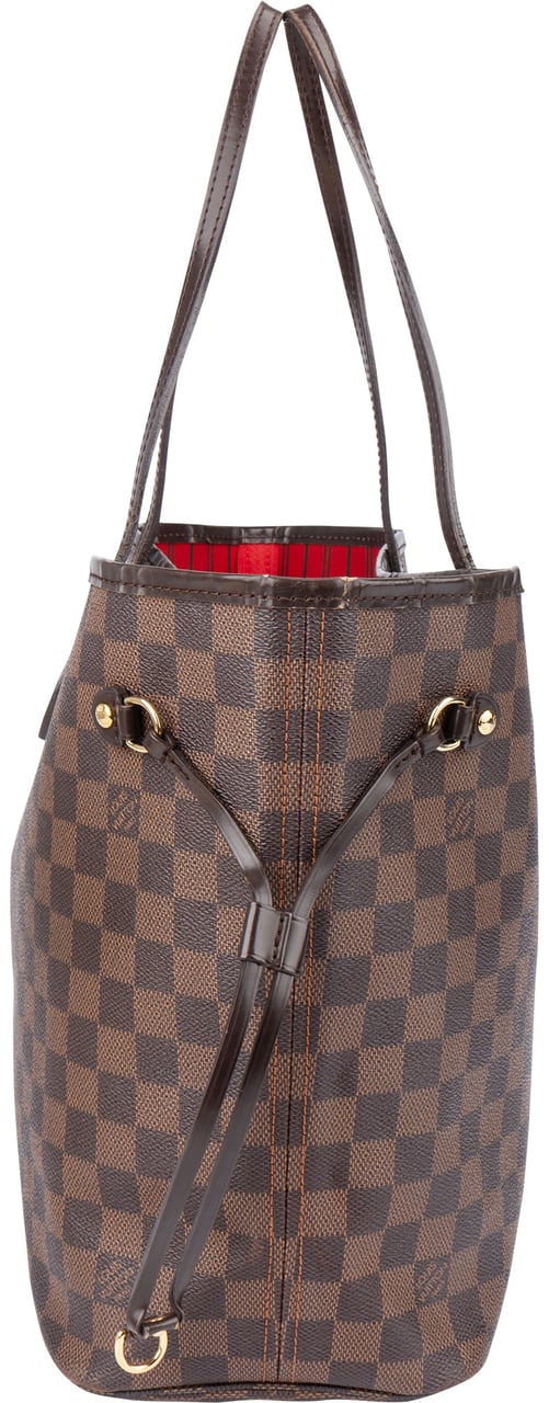Louis Vuitton Louis Vuitton Damier Ebene Monogram Neverfull MM Shopper Handbag Bruin