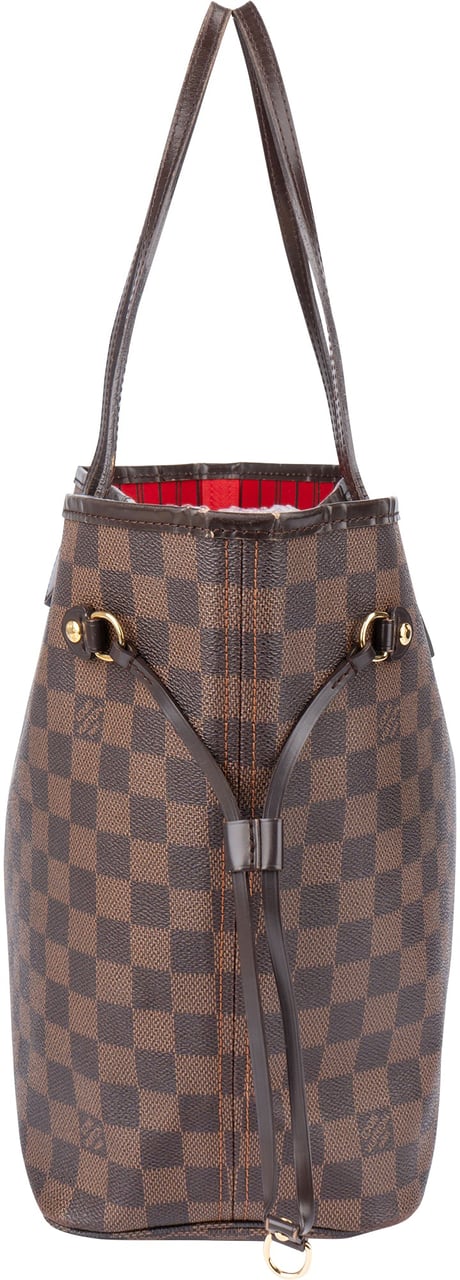 Louis Vuitton Louis Vuitton Damier Ebene Monogram Neverfull MM Shopper Handbag Bruin