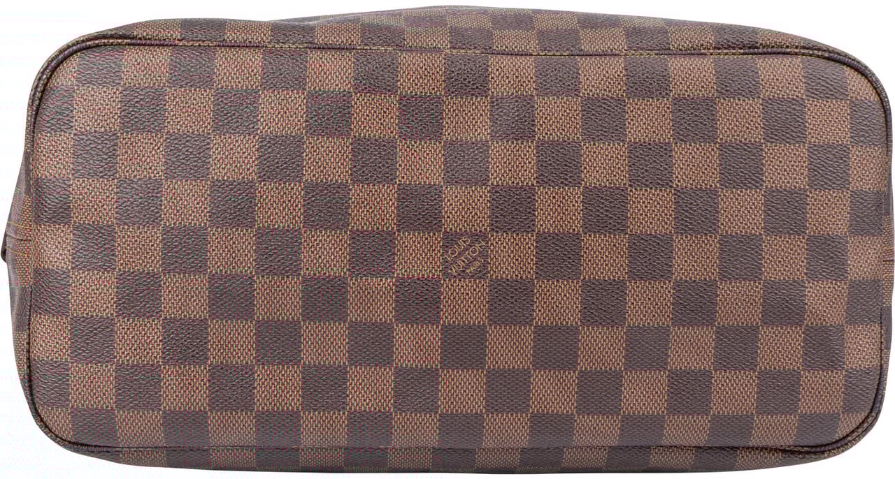 Louis Vuitton Louis Vuitton Damier Ebene Monogram Neverfull MM Shopper Handbag Bruin