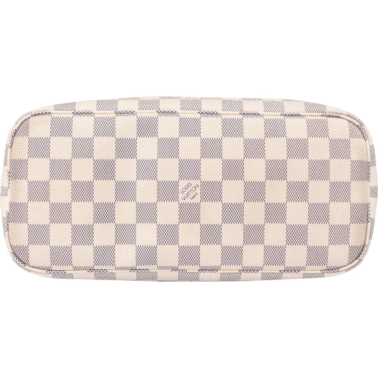 Louis Vuitton Louis Vuitton Damier Azur Monogram Neverfull PM Handbag Wit