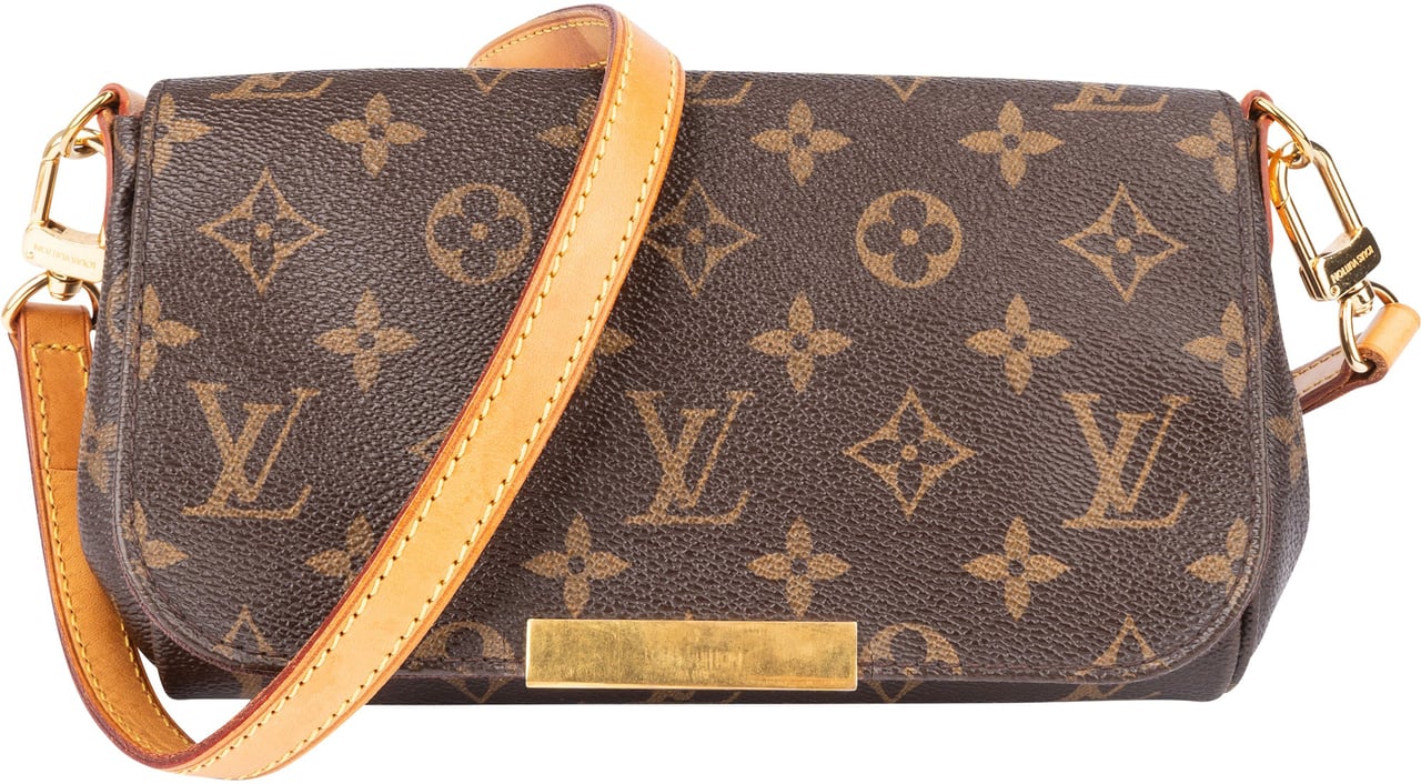Louis Vuitton Louis Vuitton Canvas Monogram Favorite PM Shoulder Bag Bruin