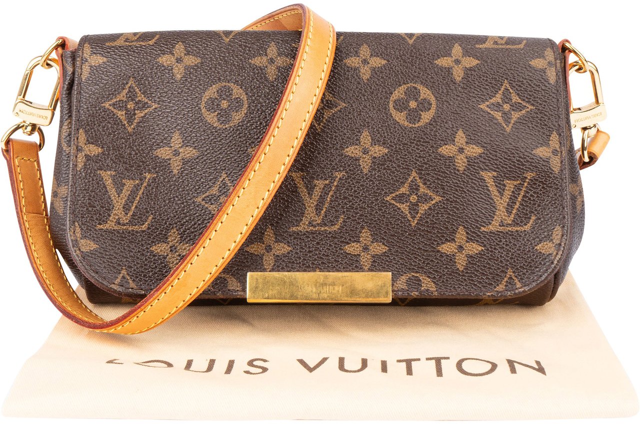 Louis Vuitton Louis Vuitton Canvas Monogram Favorite PM Shoulder Bag Bruin