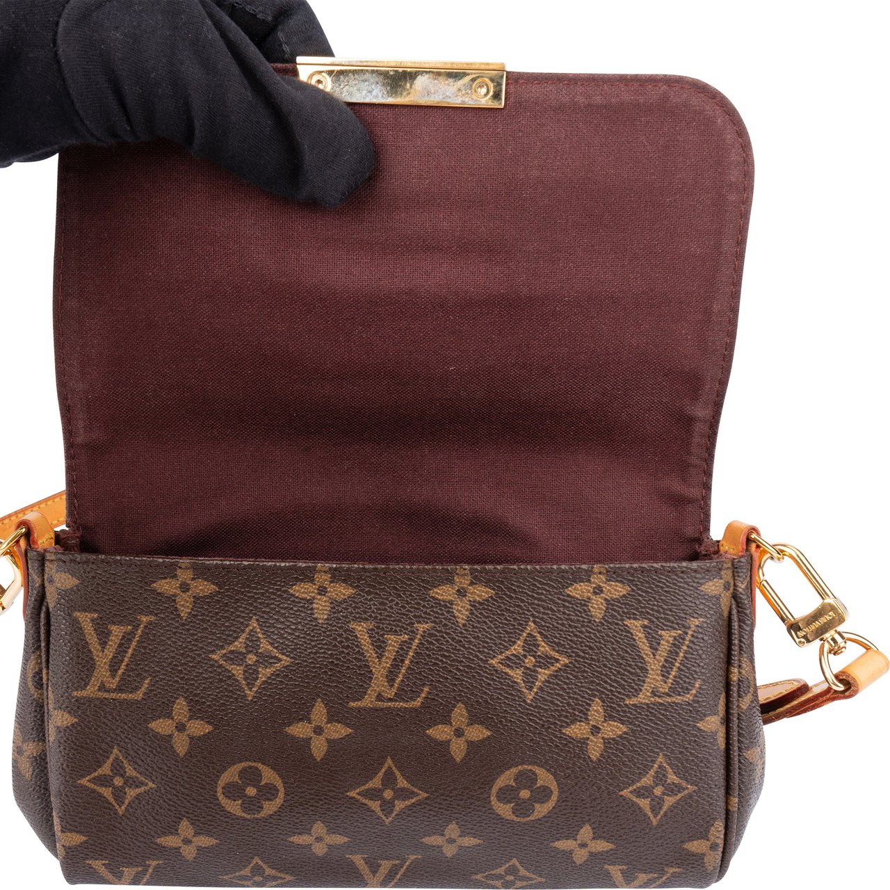 Louis Vuitton Louis Vuitton Canvas Monogram Favorite PM Shoulder Bag Bruin