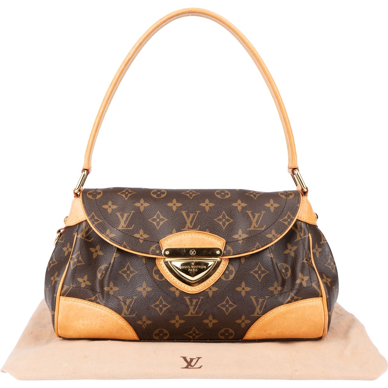 Louis Vuitton Louis Vuitton Canvas Monogram Beverly MM Shoulder Bag Bruin