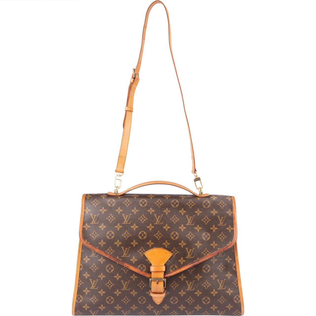 Louis Vuitton Canvas Monogram Bel Air Handbag Bruin