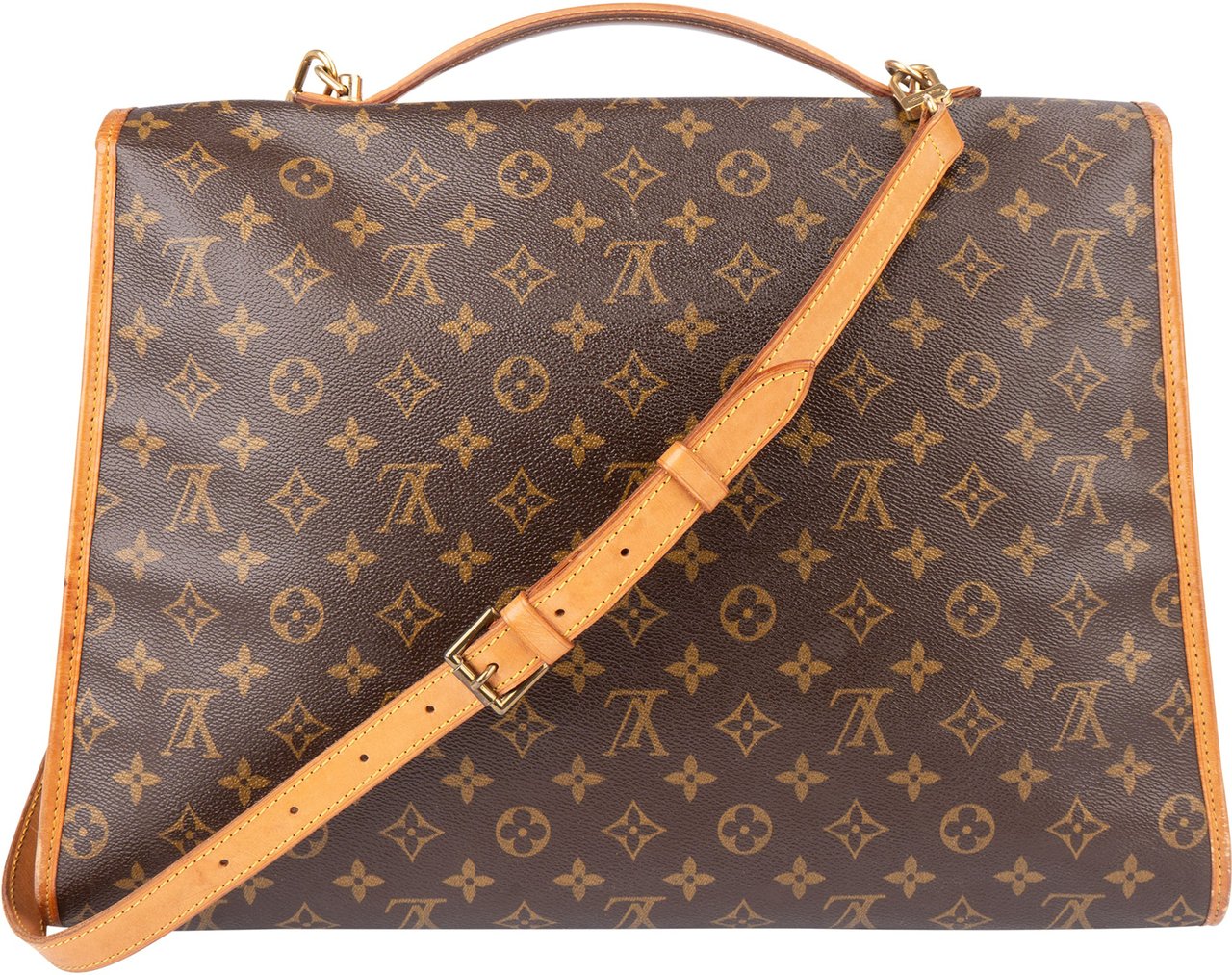 Louis Vuitton Canvas Monogram Bel Air Handbag Bruin