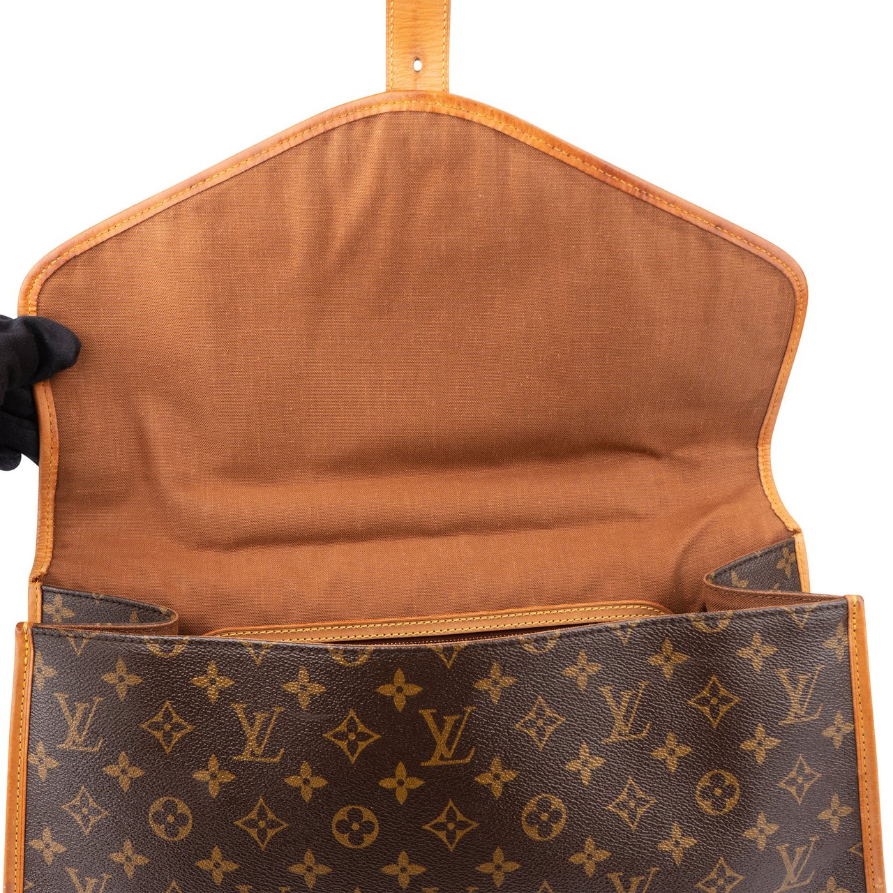 Louis Vuitton Canvas Monogram Bel Air Handbag Bruin