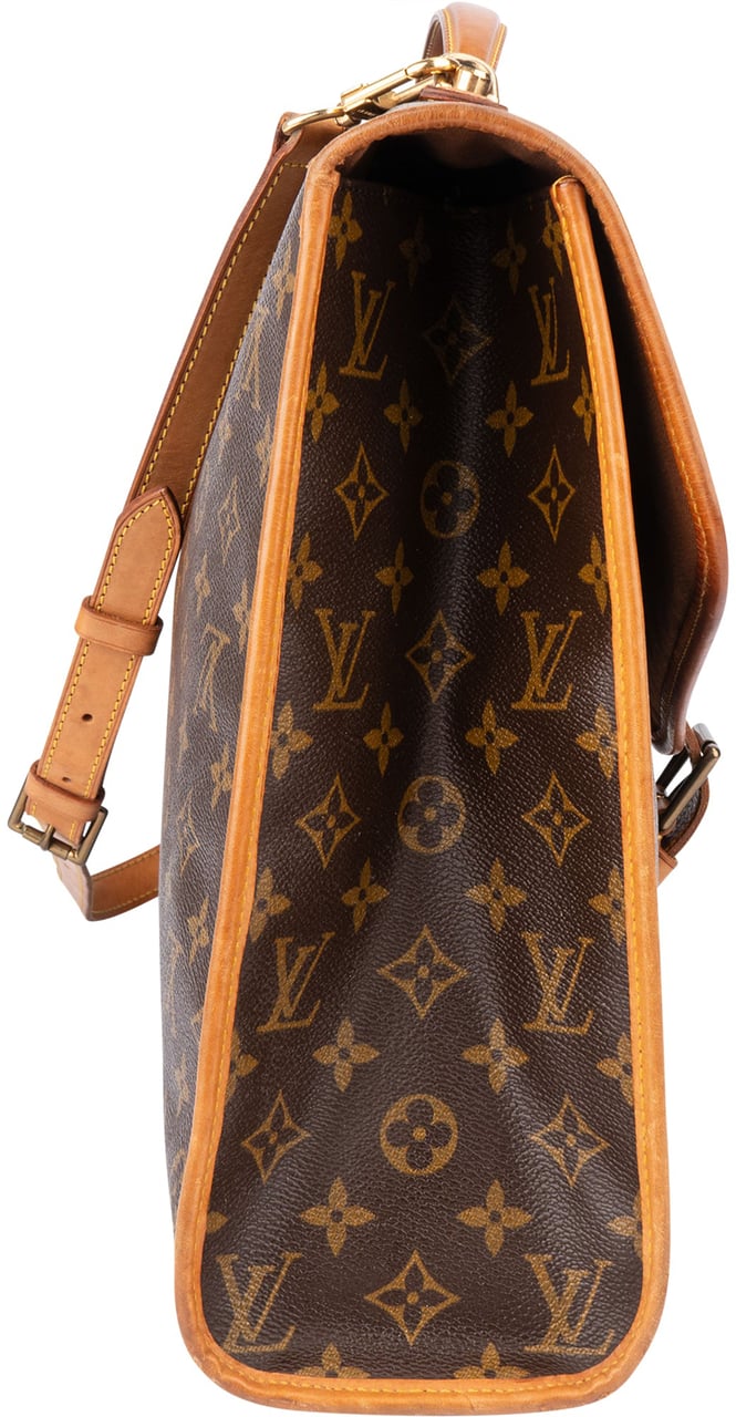 Louis Vuitton Canvas Monogram Bel Air Handbag Bruin