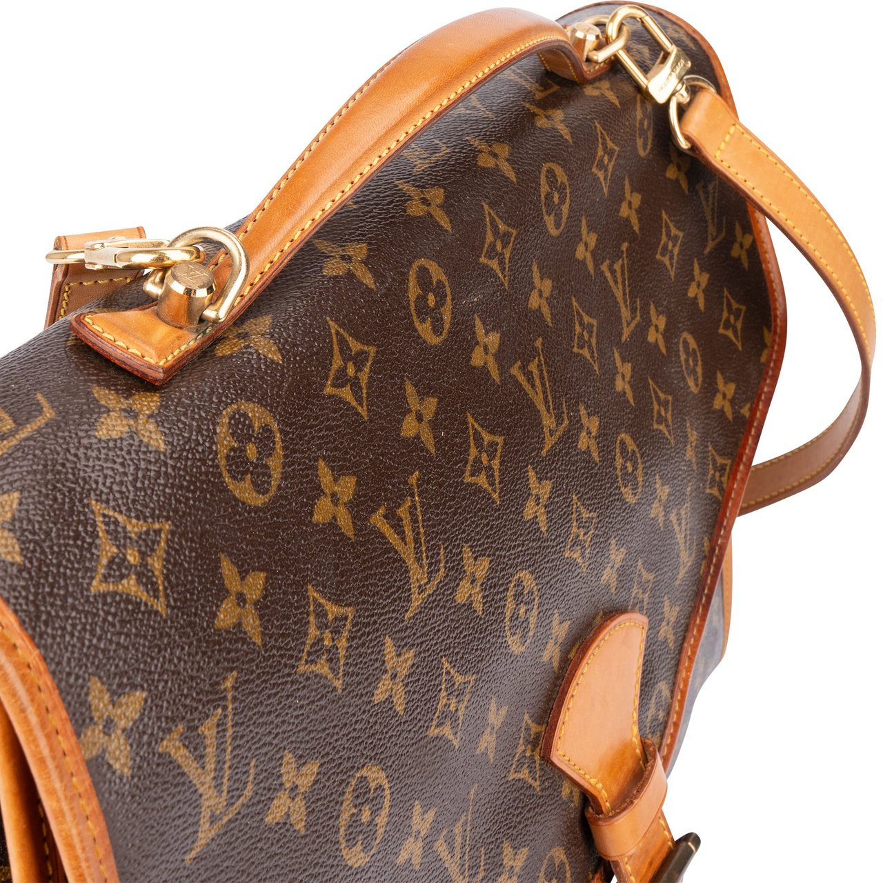Louis Vuitton Canvas Monogram Bel Air Handbag Bruin