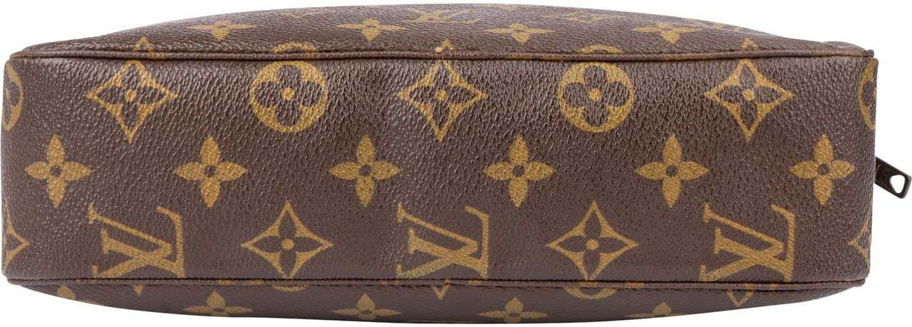 Louis Vuitton Canvas Monogram Trousse Toilette 23 Clutch Bruin
