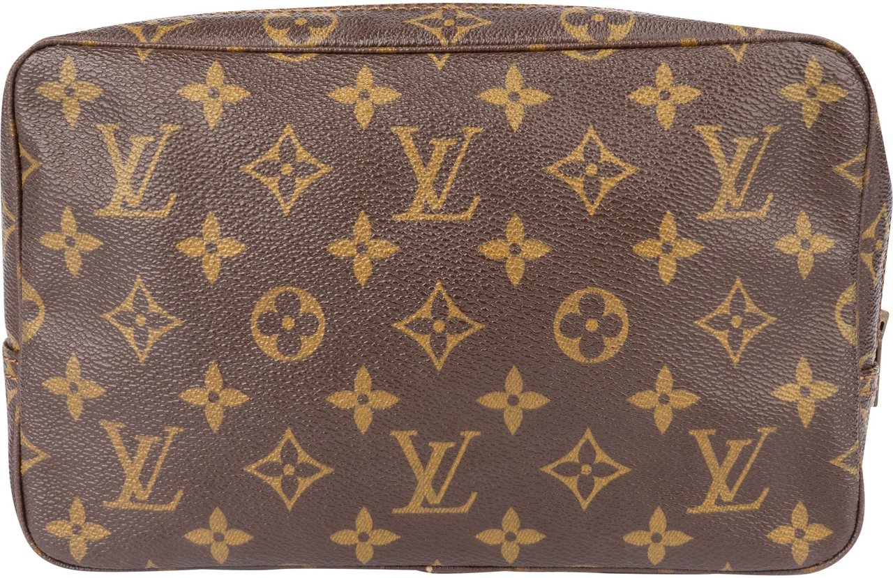 Louis Vuitton Canvas Monogram Trousse Toilette 23 Clutch Bruin