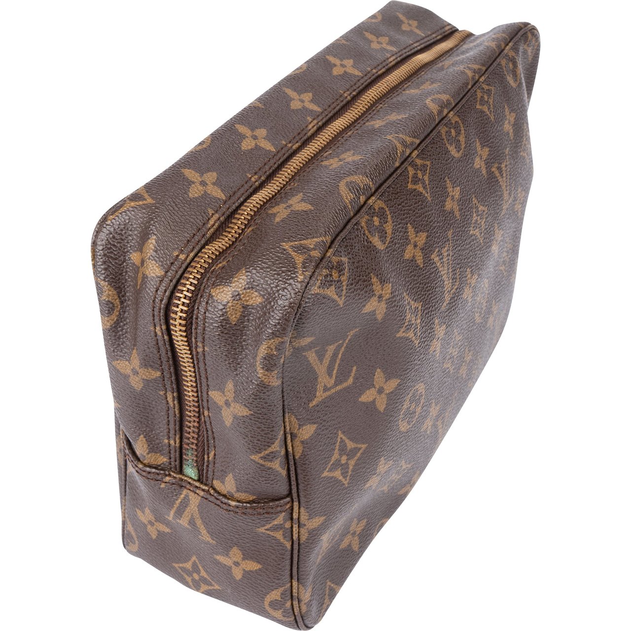 Louis Vuitton Louis Vuitton Canvas Monogram Trousse Toilette 28 Clutch Bruin