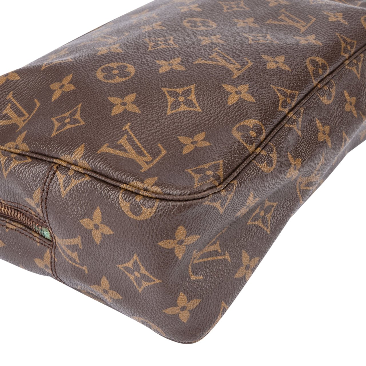 Louis Vuitton Louis Vuitton Canvas Monogram Trousse Toilette 28 Clutch Bruin