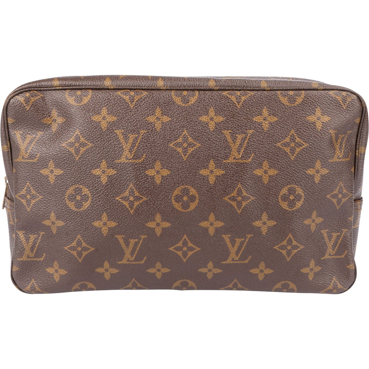 Louis Vuitton Louis Vuitton Canvas Monogram Trousse Toilette 28 Clutch Bruin