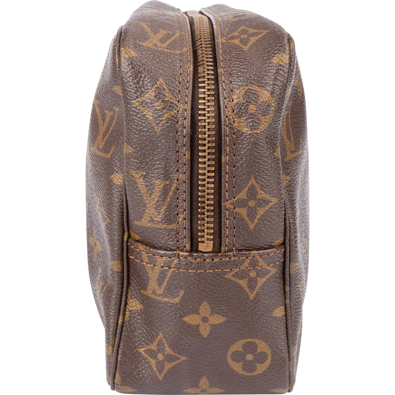 Louis Vuitton Louis Vuitton Canvas Monogram Trousse Toilette 28 Clutch Bruin