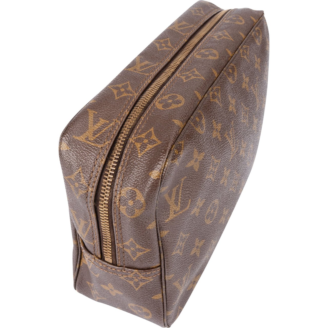 Louis Vuitton Louis Vuitton Canvas Monogram Trousse Toilette 28 Clutch Bruin