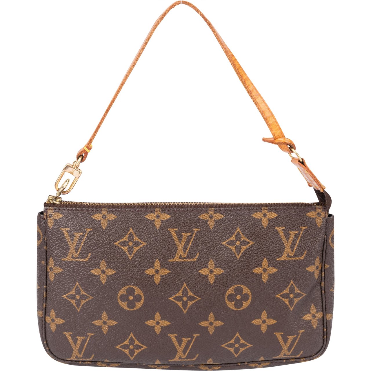 Louis Vuitton Louis Vuitton Canvas Monogram Pochette Accessoire Handbag Bruin