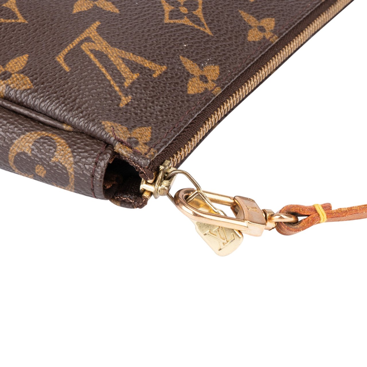 Louis Vuitton Louis Vuitton Canvas Monogram Pochette Accessoire Handbag Bruin