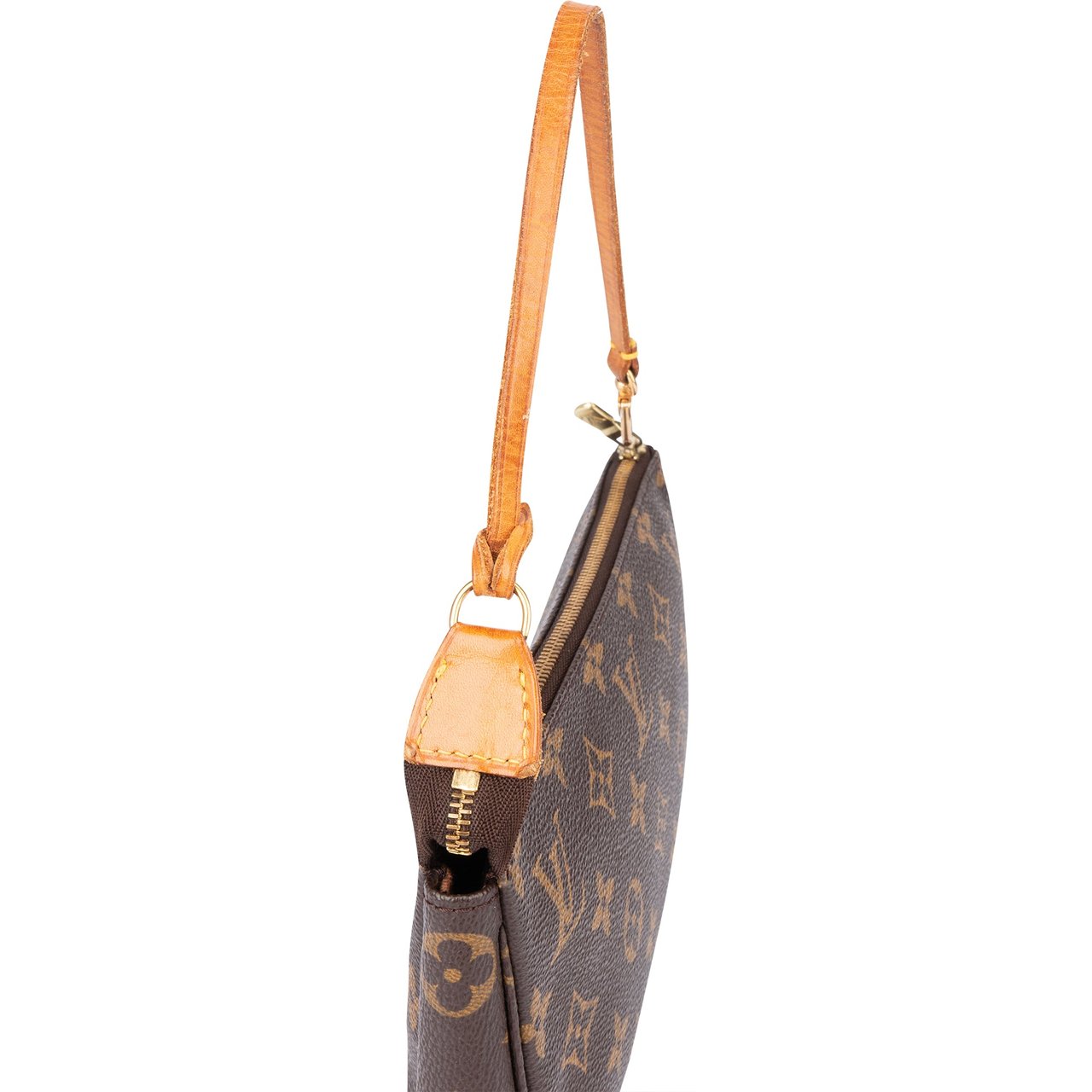Louis Vuitton Louis Vuitton Canvas Monogram Pochette Accessoire Handbag Bruin