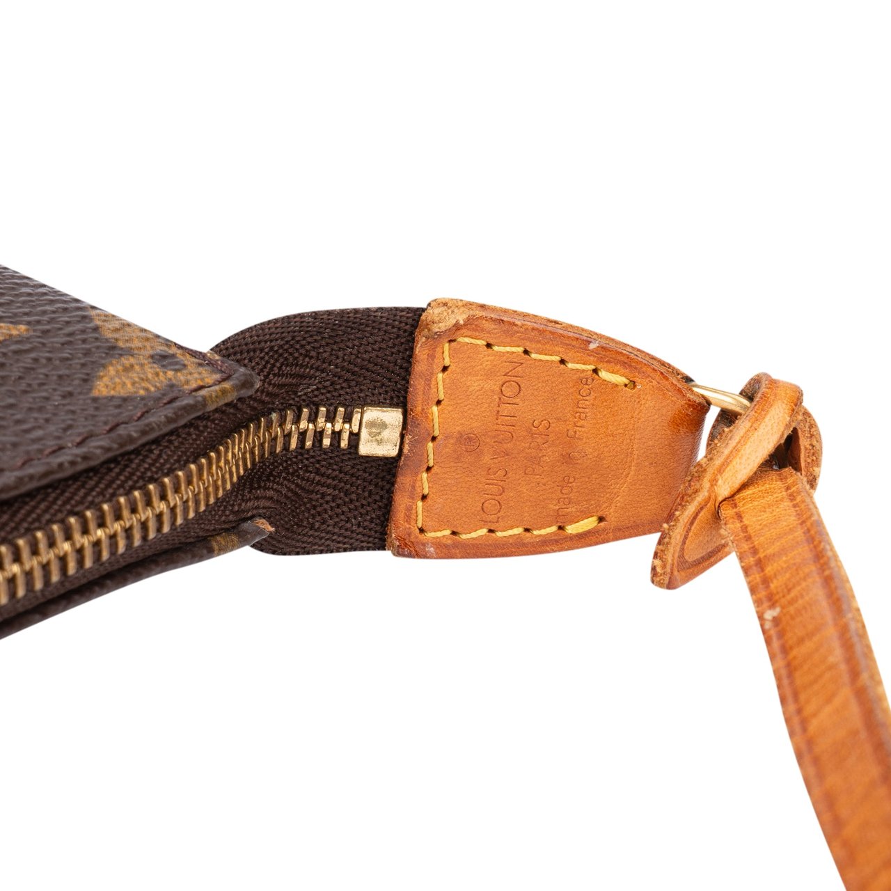 Louis Vuitton Louis Vuitton Canvas Monogram Pochette Accessoire Handbag Bruin