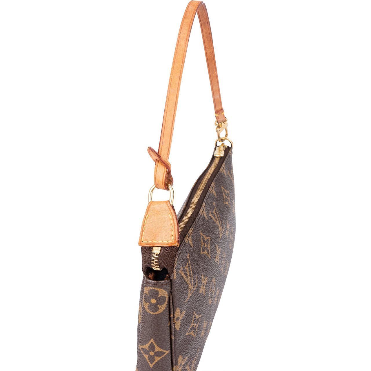 Louis Vuitton Louis Vuitton Canvas Monogram Pochette Accessoire Handbag Bruin
