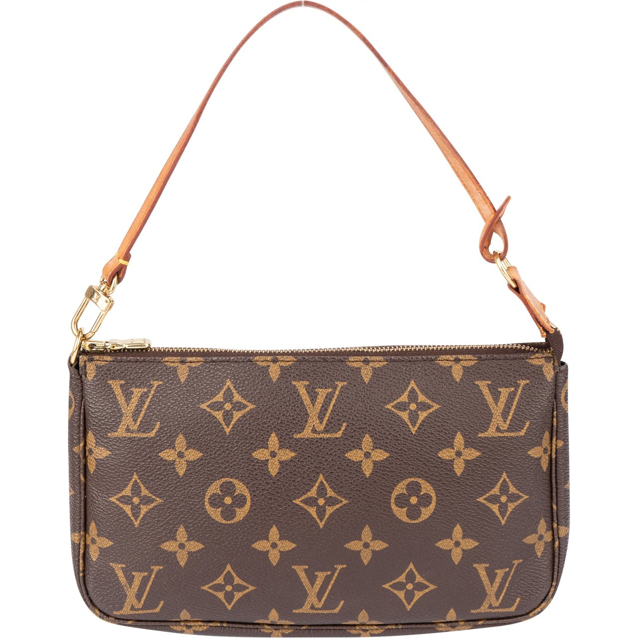 Louis Vuitton Louis Vuitton Canvas Monogram Pochette Accessoire Handbag Bruin