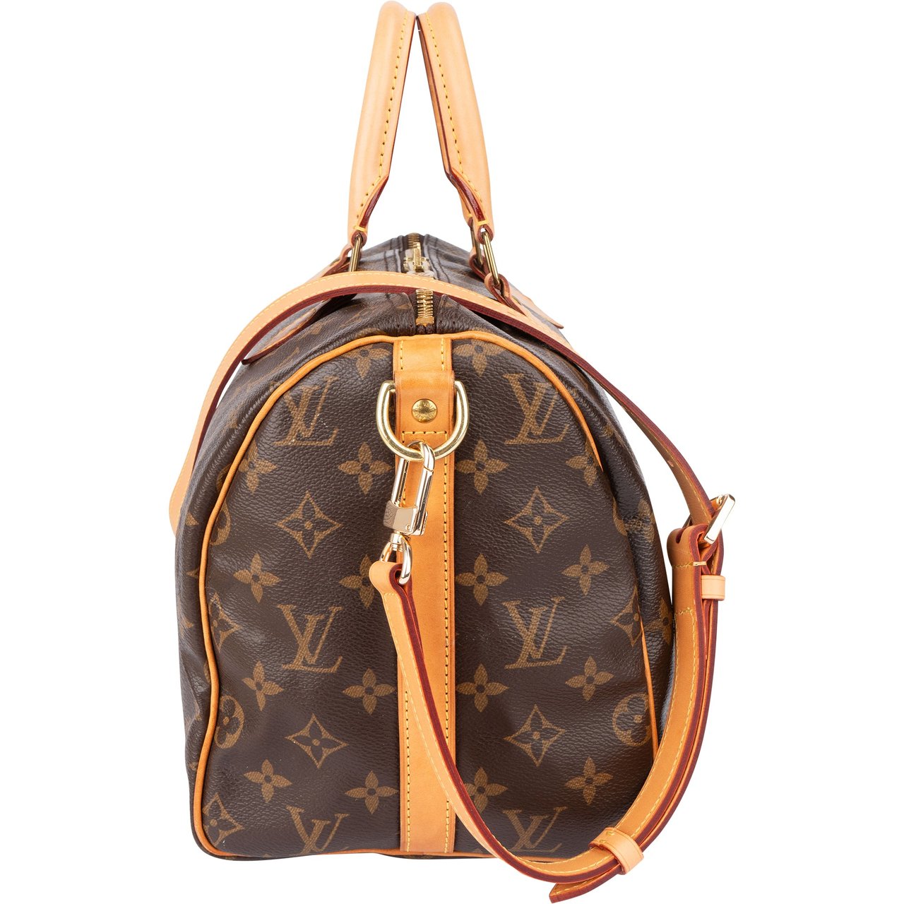 Louis Vuitton Louis Vuitton Canvas Monogram Speedy 30 Bandouliere Bruin