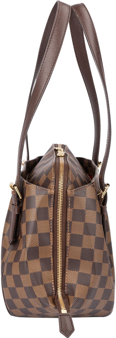 Louis Vuitton Louis Vuitton Damier Ebene Monogram Belem MM Shoulder Bag Bruin