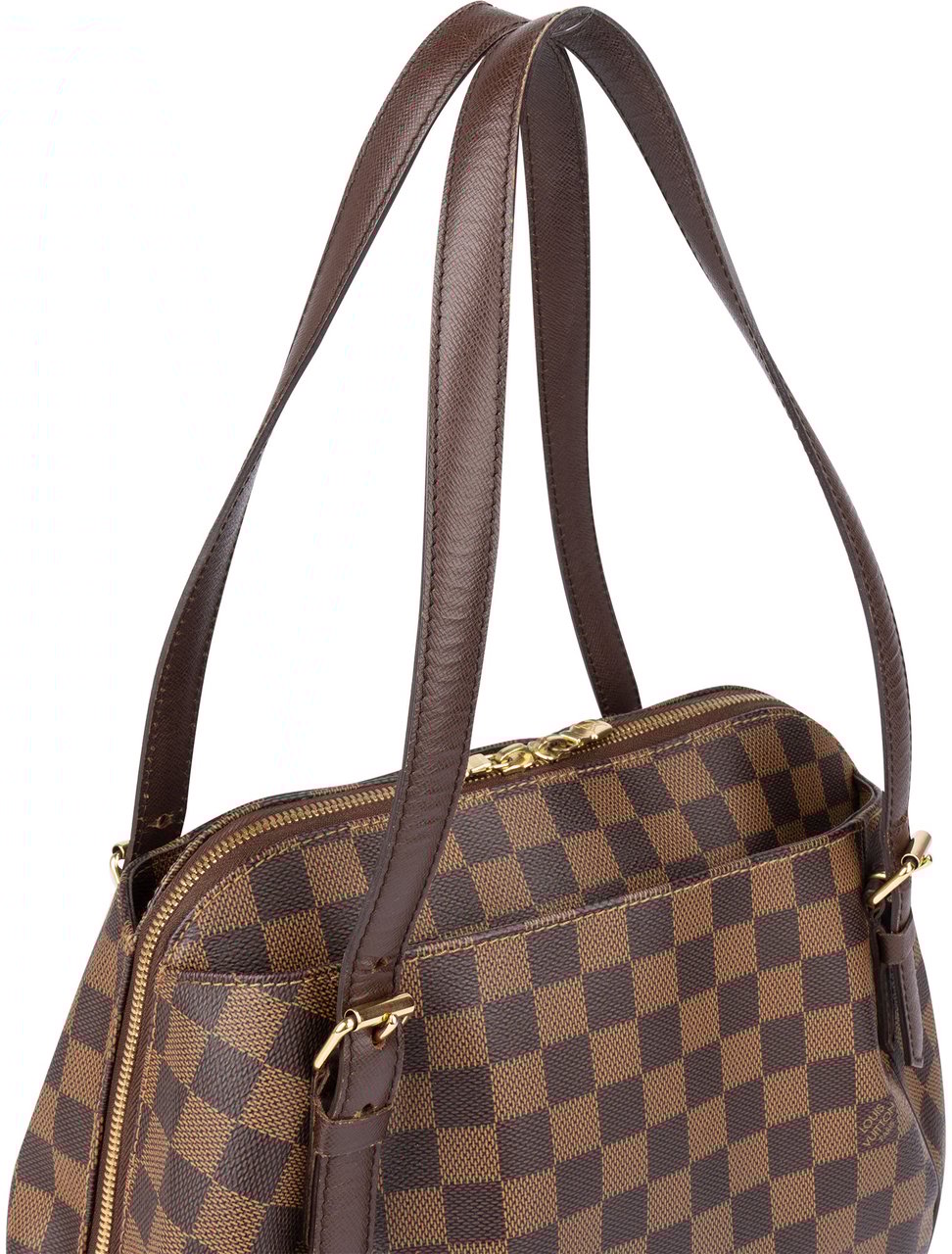 Louis Vuitton Louis Vuitton Damier Ebene Monogram Belem MM Shoulder Bag Bruin
