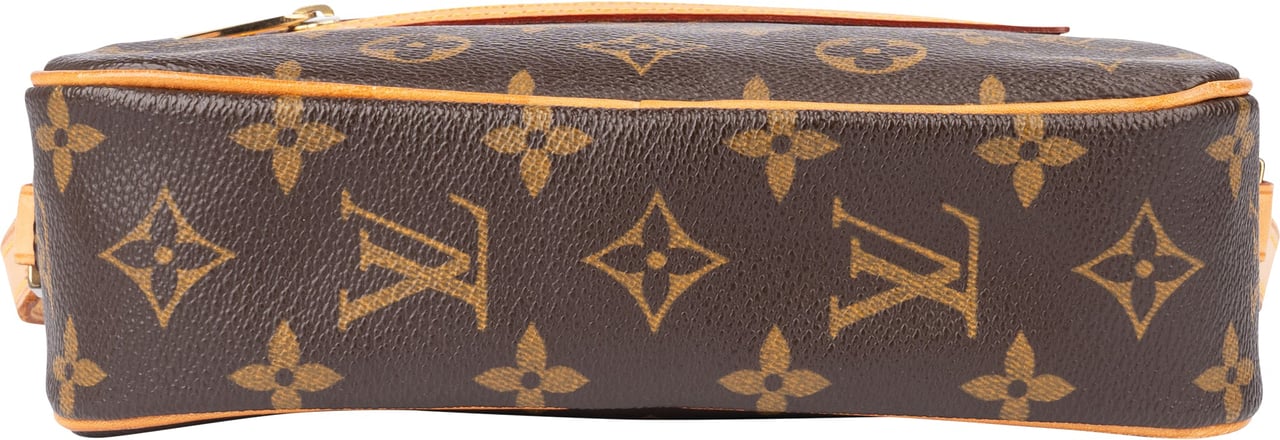Louis Vuitton Canvas Monogram Pochette Cite Shoulder Bag Bruin