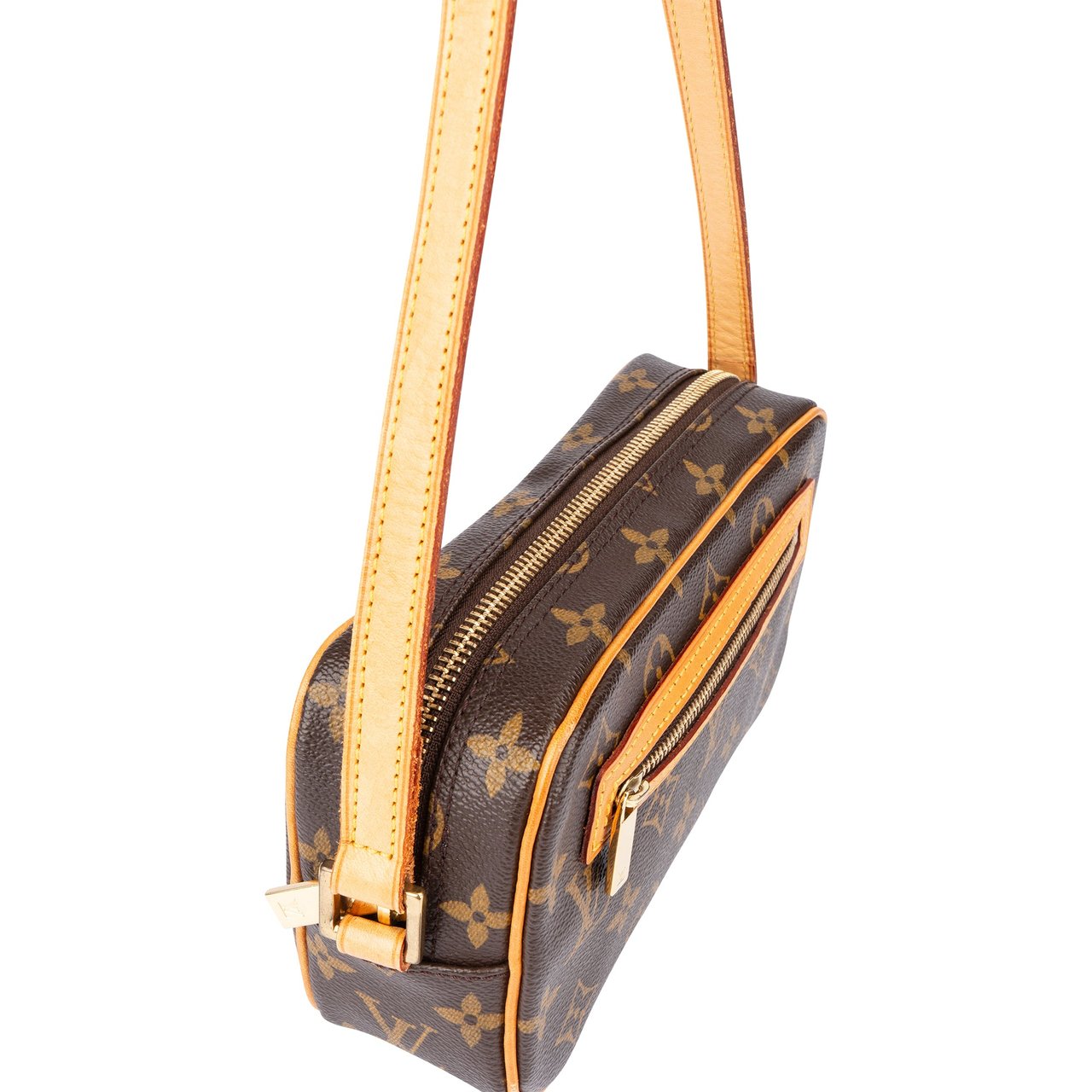 Louis Vuitton Louis Vuitton Canvas Monogram Pochette Cite Shoulder Bag Bruin