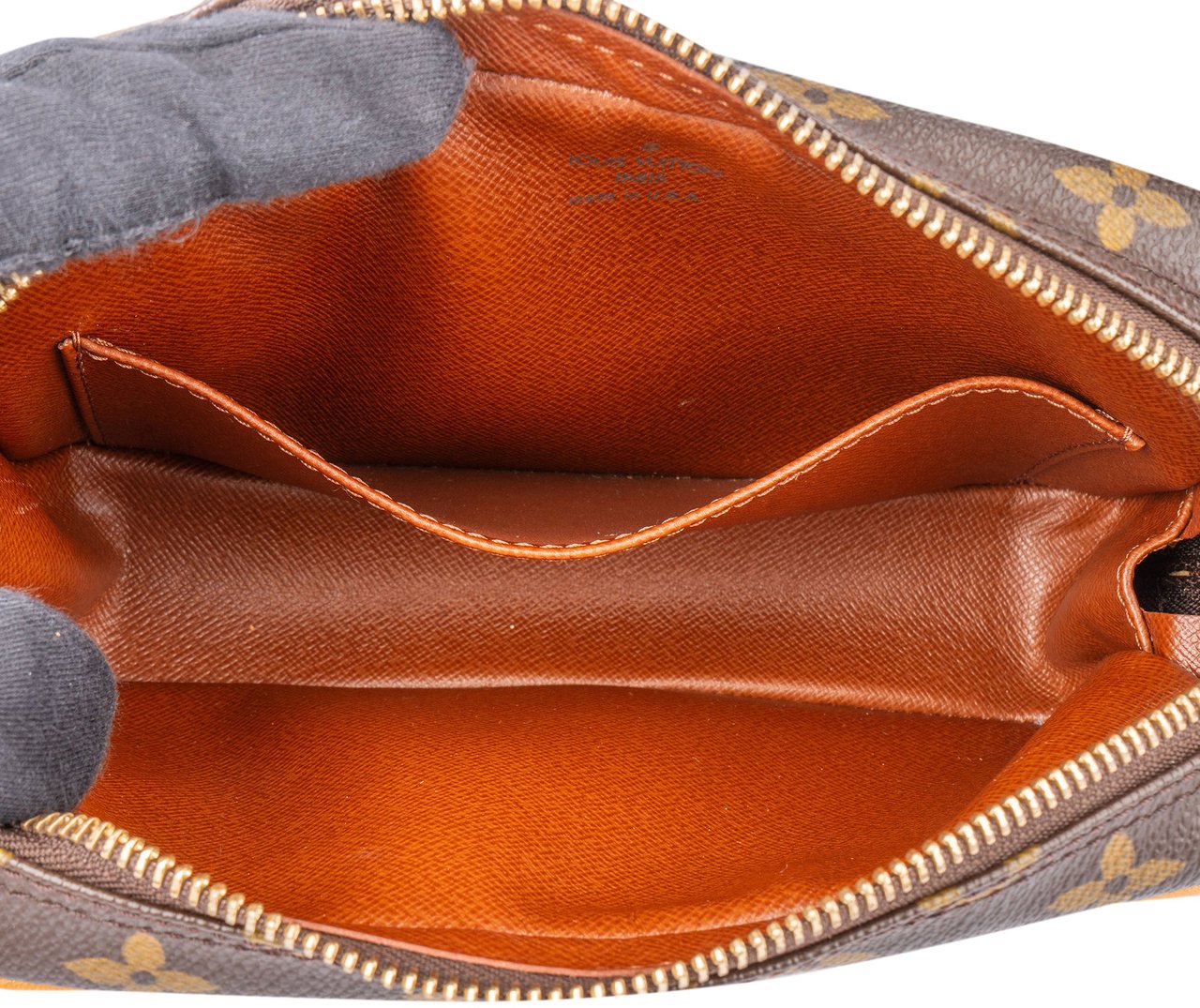 Louis Vuitton Canvas Monogram Pochette Cite Shoulder Bag Bruin