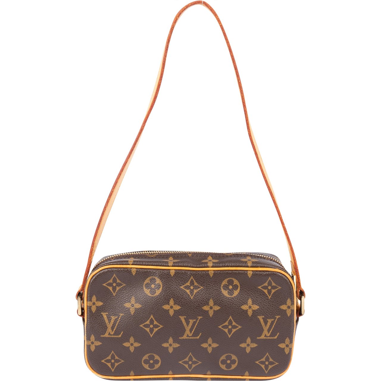 Louis Vuitton Louis Vuitton Canvas Monogram Pochette Cite Shoulder Bag Bruin